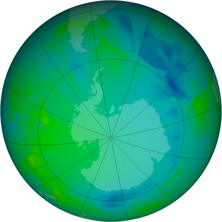 Ozone Map 2009-07-22